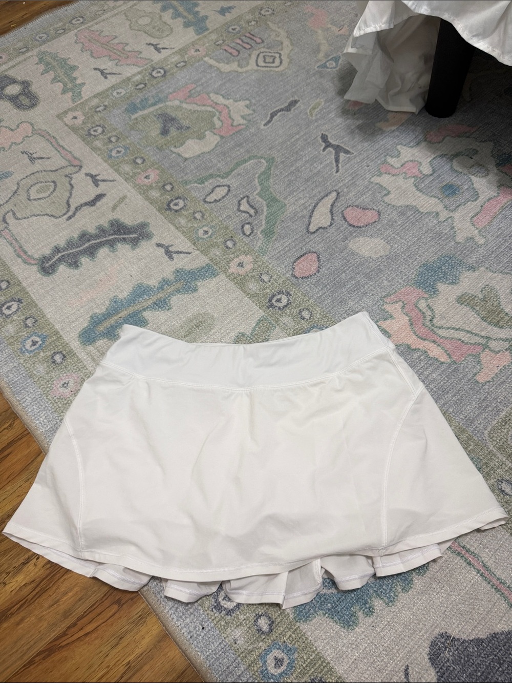 CRZ YOGA White Athletic Skort with Built-In Shorts